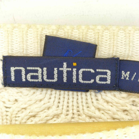 ノーティカ NAUTICA 90S 香港製 デザイン切替ニット メンズ import:M